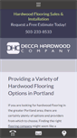Mobile Screenshot of deccahardwood.com